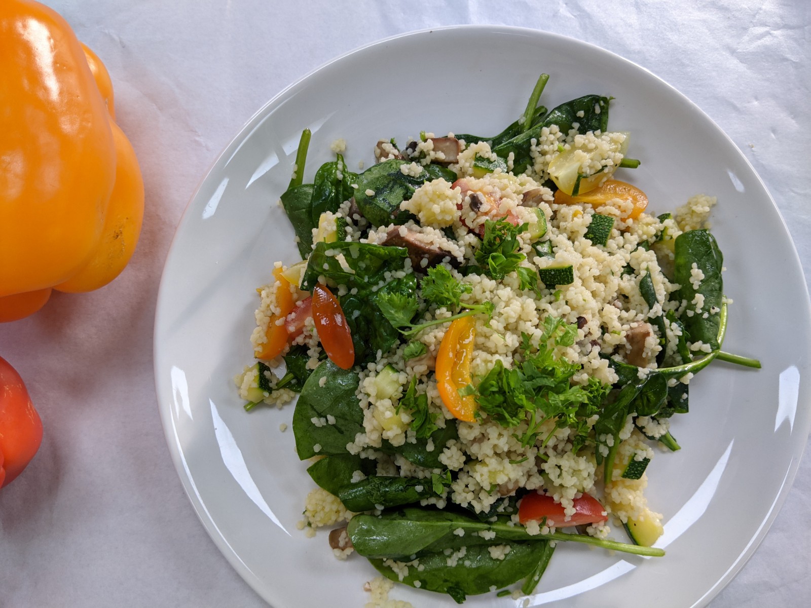 Simple vegetable couscous